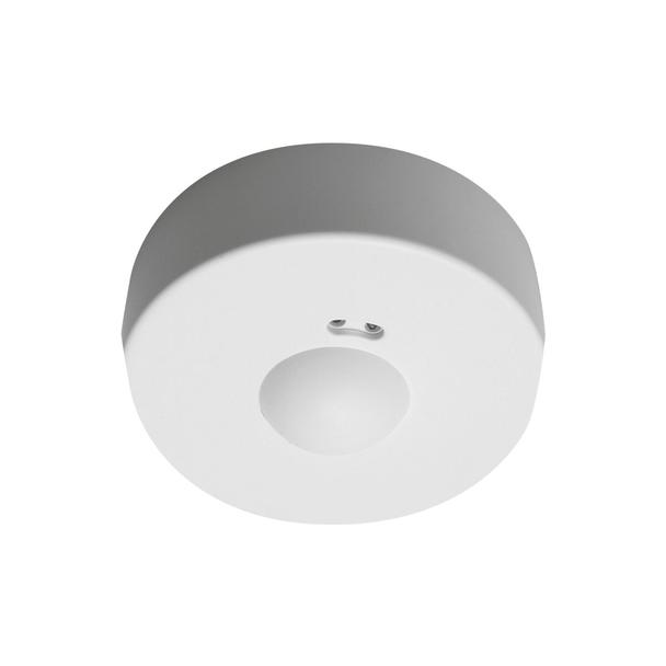 GTV CZUJNIK MIKROFALOWY RUCHU CM-3, max. 1200W, AC 220-240V, 50/60Hz, KĄT DZIAŁANIA 360*, ZASIĘG 1-8m ± 1,5- 3,5m, IP20, WSPÓŁPRACUJE Z LED, NATYNKOWY, BIAŁY AE-CM3000-00 GTV Poland