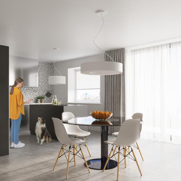 Sollux Żyrandol SATURNO SLIM 70 biały SL.0753