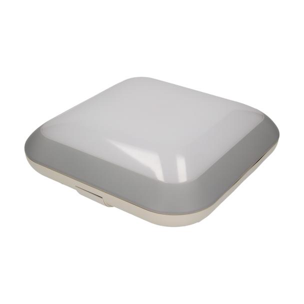 Plafon MONSUN LED 60 SMD2835, szary, IP66, klosz poliwęglan mleczny OR-PL-342GLPM4 ORNO