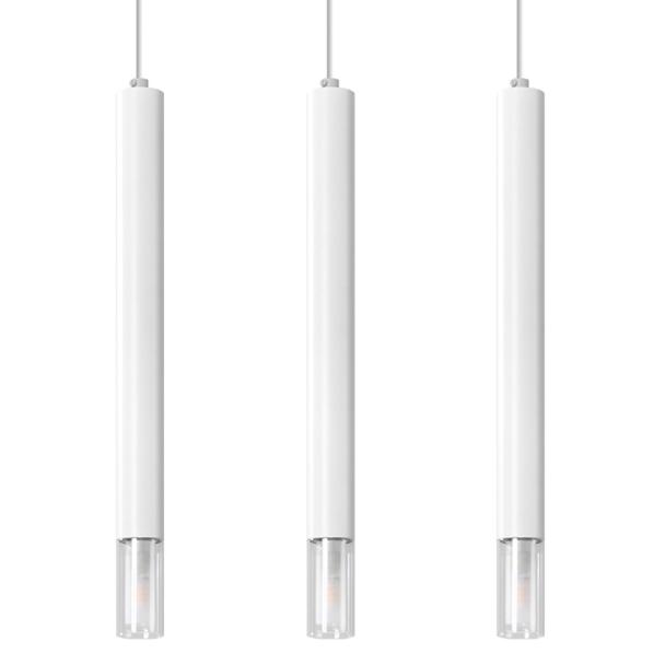 Sollux Lampa wisząca WEZYR 3 biała