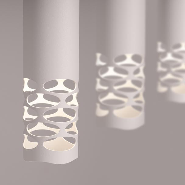 Sollux Lampa wisząca LIRO 3L biały