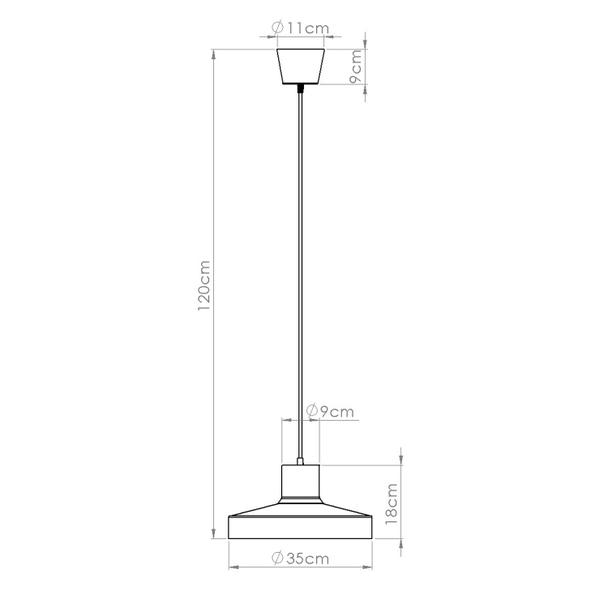 Sollux Lampa wisząca BILO biała