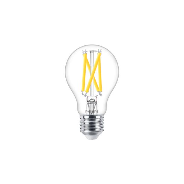 Żarówka LED ściemnialna 7,2W=75W 1055lm 2200-2700K kulka DT7,2-75W E27 CRI95 A60 Szkło przezroczyste 9,29004E+11 PHILIPS