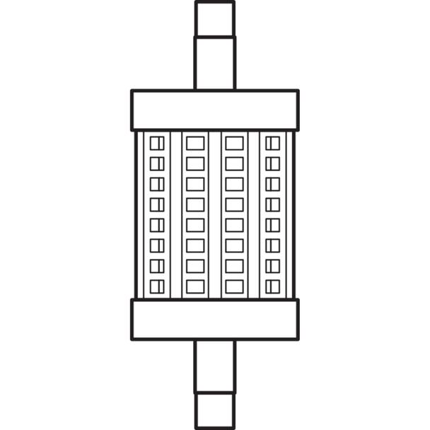 LAMPA LED LINE 78mm 60 6,5W/827 230V R7S 6X1