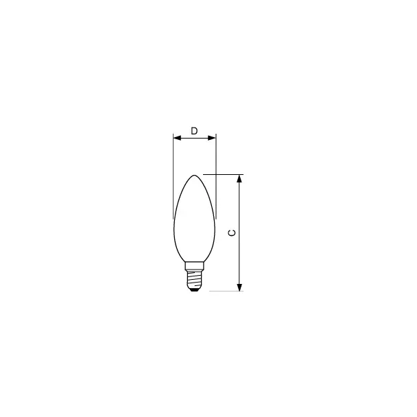 Żarówka LED świeczka 6,5W=60W 806lm 2700K barwa ciepła LEDCandle 6,5-60W B35 E14 827 9,29002E+11 PHILIPS