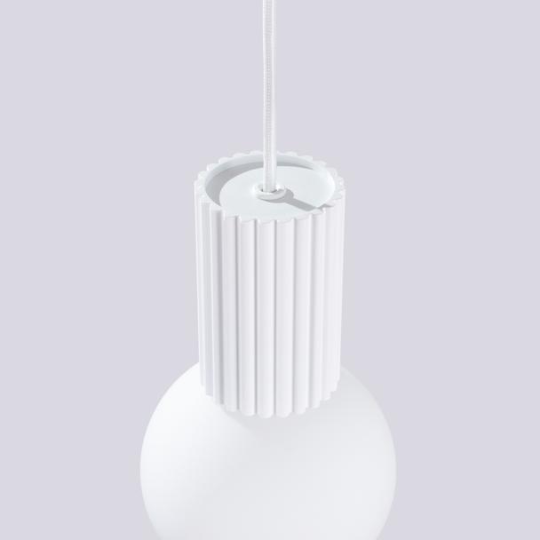 Lampa wisząca HALO 1 biała