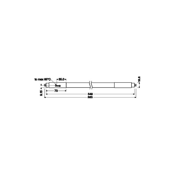 Tuby LED T5 HO 24 549mm AC 10W 840