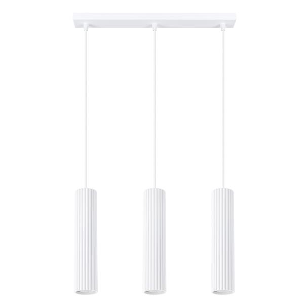Sollux Lampa wisząca KARBON 3L biały SL.1537