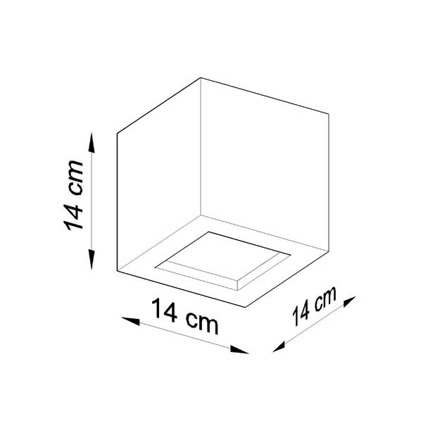 Sollux Kinkiet ceramiczny LEO szary SL.0871