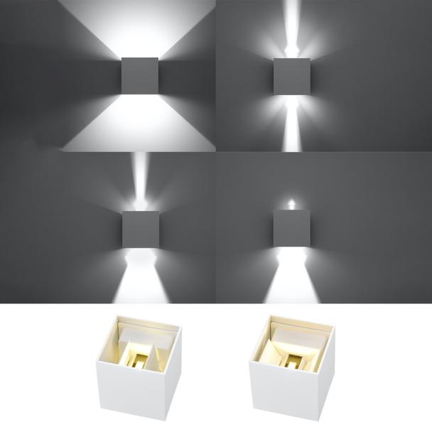 Sollux Kinkiet LUCA biały LED IP54 SL.0544