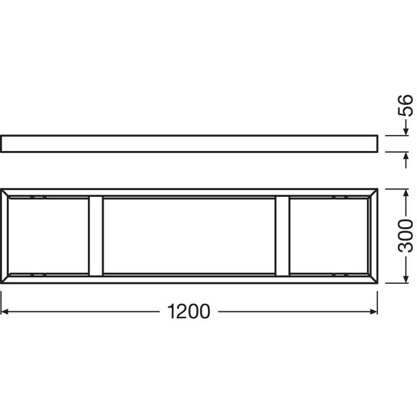 Ramka do montażu powierzchniowego PANEL 1200 SURFACE MOUNT KIT