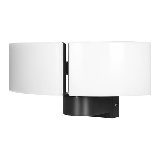 TOS DUO LED 2x20W podwójny naświetlacz ogrodowy 2x1600lm IP65 4000K, PC czarny AD-NL-6603BL4 ORNO