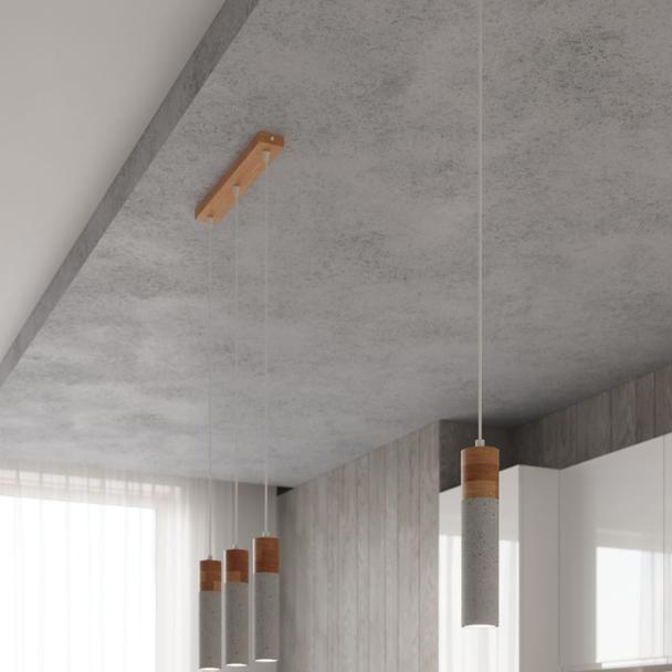 Sollux Lampa wisząca ZANE 2 szara SL.0966