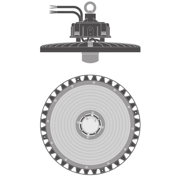 Oprawa HIGH BAY SENSOR 190W 4000K 110DEG IP65