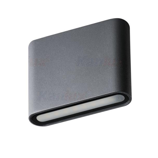 Oprawa elewacyjna GARTO LED EL 8W-GR 300lm 4000K barwa neutralna IP54 Grafitowy 29270 KANLUX