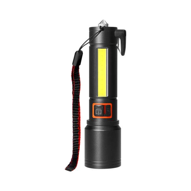 Latarka LED, 270/105lm, 1200mAh, przecinak do pasów, młotek bezpieczeństwa LT-30 ORNO