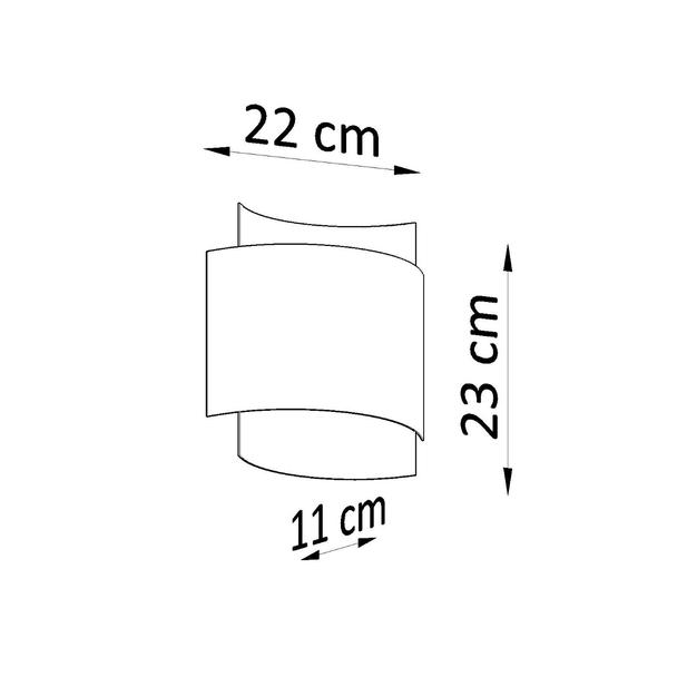 Sollux Kinkiet IMPACT biały SL.0857