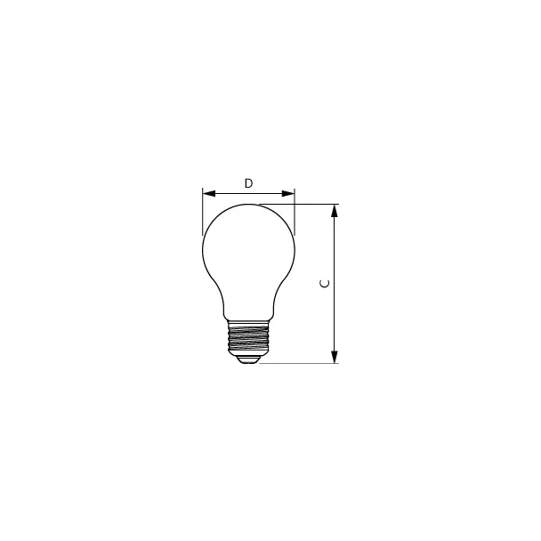 Żarówka LED 4,3W=40W 470lm 2700K barwa ciepła kulka 4,3-40W E27 A60 827 Szkło przezroczyste 9,29002E+11 PHILIPS
