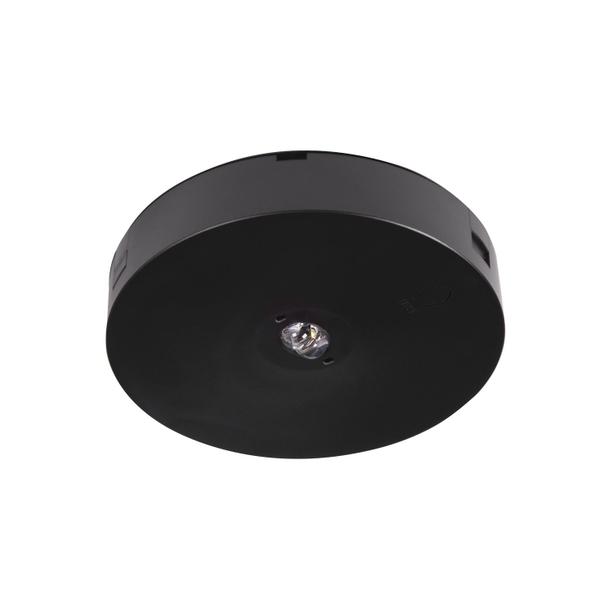 Oprawa awaryjna natynkowa Starlet Round LED SCH 250 A 3H AT IP20 [BLK] / soczewka korytarzowa do pom 90787 INTELIGHT