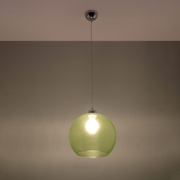 Sollux Lampa wisząca BALL zielona SL.0254