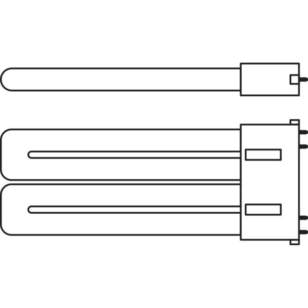 Lampa DULUX F LED FR 36 CCG, AC mains 20W 840 2G10