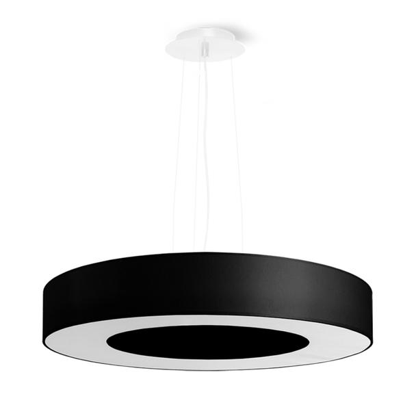 Sollux Żyrandol SATURNO SLIM 50 czarny SL.0750