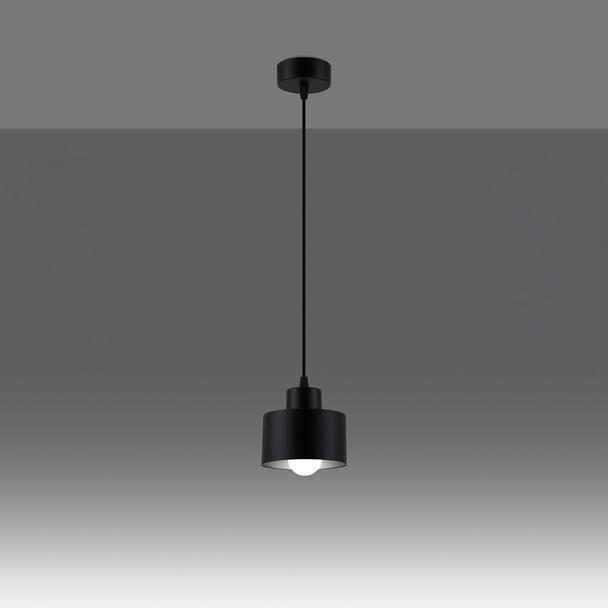 Sollux Lampa wisząca SAVAR 1 czarna SL.1132