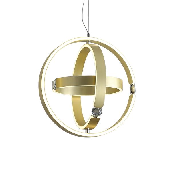 lampa wisząca LED Sirius 80W 4000lm 4000K złota ML6187 Milagro