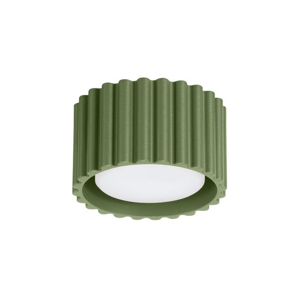 SOLLUX Plafon AURA 1 zielony oliwkowy Gx53 ; SL.1797