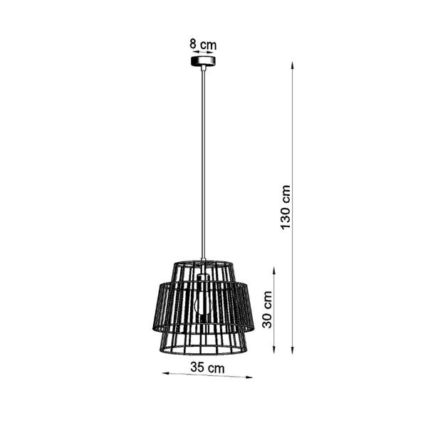 Sollux Lampa wisząca GATE biały SL.0662