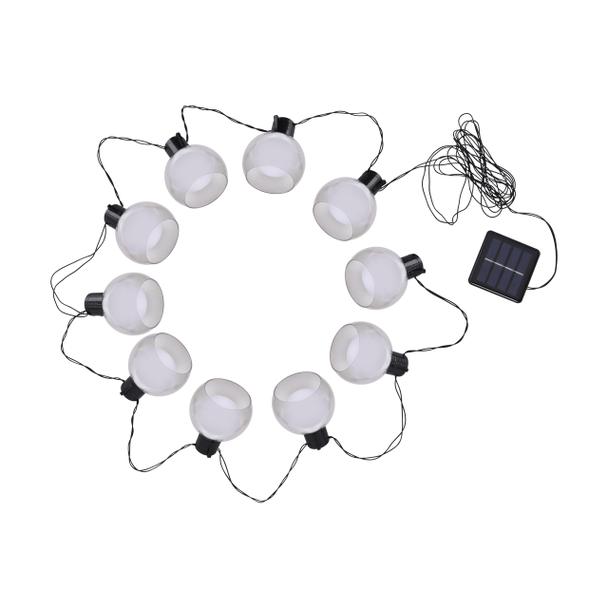 Girlanda solarna LED MULGA 3W IP44 ciepła czarny Ideus 04924 IDEUS
