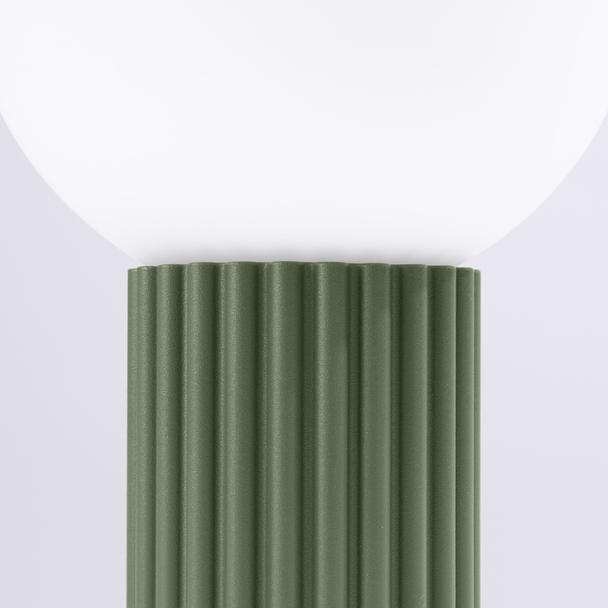 Lampa biurkowa HALO zielona oliwka