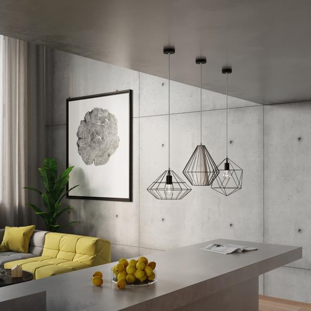 Sollux Lampa wisząca DEMI czarna SL.0298