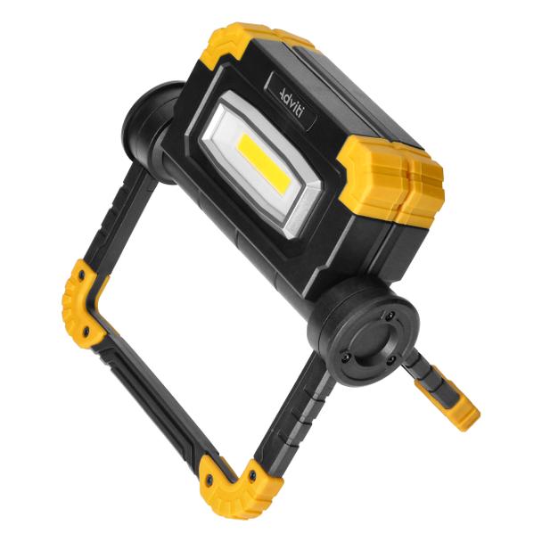 GEMINIX LED 2x10W, podwójny naświetlacz roboczy, przenośny z akumulatorem, 1200lm, IP44, 4000K, 5000 AD-NR-6466L4 ORNO