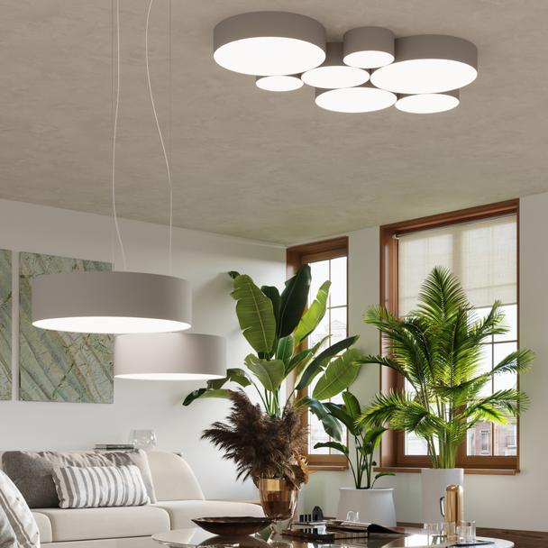 Sollux Lampa wisząca ARENA 45 szara SL.0119