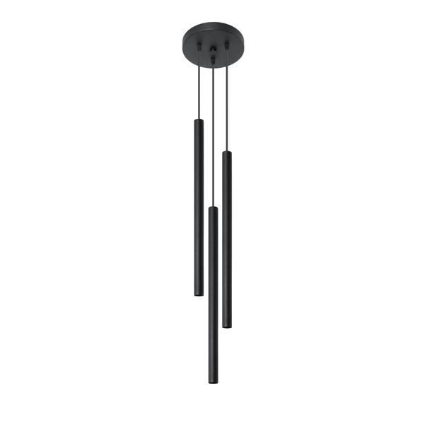 Sollux Lampa wisząca PASTELO 3P czarna SL.0471