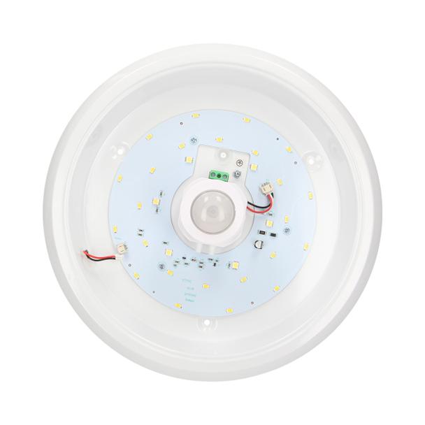 Plafon ZONDA LED EMERGENCY z czujnikiem ruchu, 24 SMD5730, 12/1,2W, 800/80lm, 4000K, IP20, poliwęgla OR-PL-391WLPMR4 ORNO