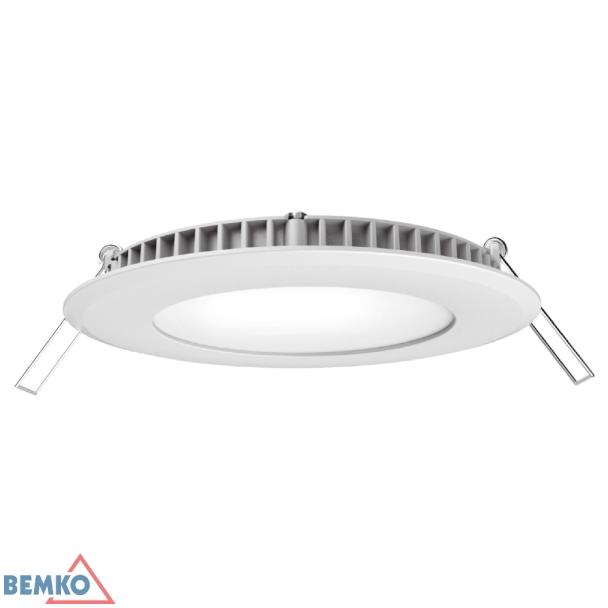 DOWNLIGHT LED BOLED 9W 4000K 540LM IP20 OKRĄGŁY BIAŁY C70-DLB-R-090-4K BEMKO