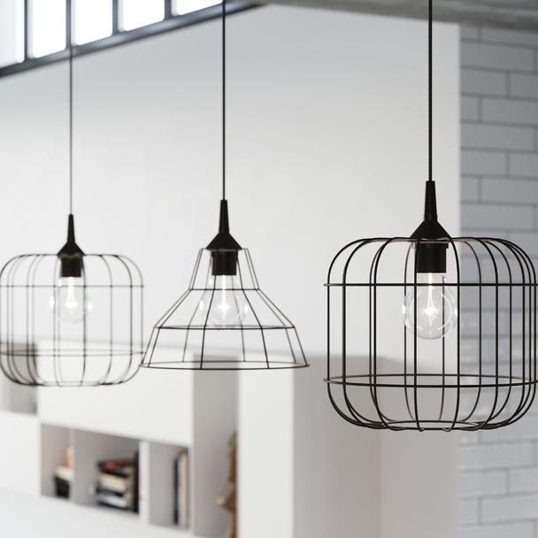 Sollux Lampa wisząca CELTA czarna SL.0296