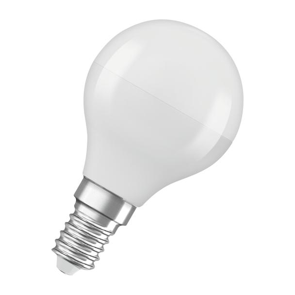 Lampa LED VALUE Classic P40 non-dim plastik 4,9W 827 E14