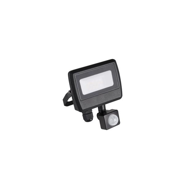 Naświetlacz LED 10W z czujnikiem ruchu ANTEM LED 10W-NW-SE B czarny 800lm 4000K 33205 KANLUX