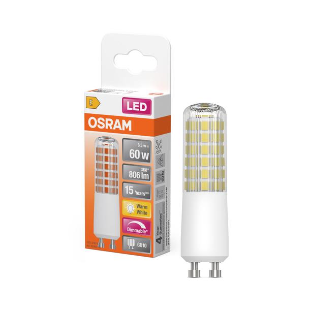 Lampa LED SPECIAL T SLIM CL 60 dim 7W 827 GU10