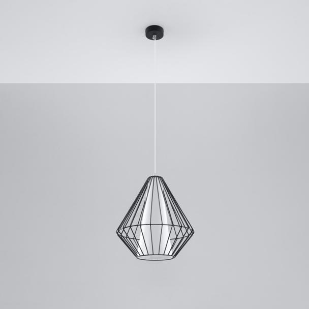 Sollux Lampa wisząca DEMI czarna SL.0298