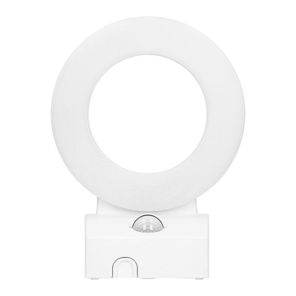 HOWLIT LED 20W, oprawa ogrodowa z czujnikiem ruchu, 1800lm, IP65, 4000K, biała AD-OP-6205WLPMR4 ORNO