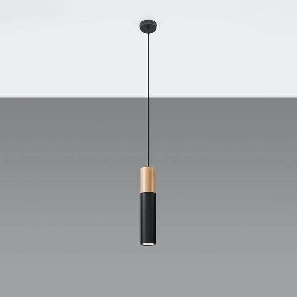 Sollux Lampa wisząca PABLO czarna SL.0632
