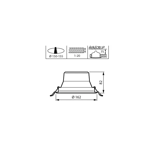 Oprawa sufitowa Downlight Coreline DN142B 9,8W 1200lm IP20 3000K barwa ciepła 10S/830 PSU-E WR 5 lat 9,11402E+11 PHILIPS