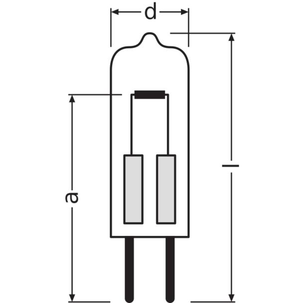 Żarówka halogenowa 5W 12V G4