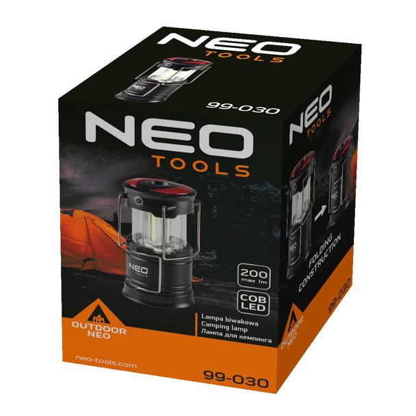Lampa biwakowa bateryjna turystyczna 200 lm 3xAA 3w1 LED NEO TOOLS GTX 99-030 GTX Poland