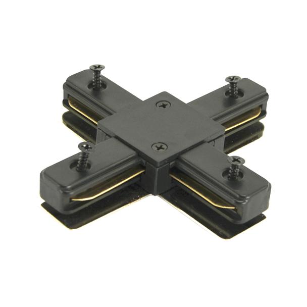 Łącznik do szynoprzewodów CONNECTOR X BLACK 04035 IDEUS