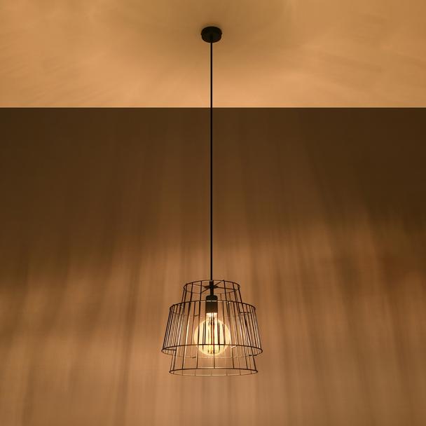Sollux Lampa wisząca GATE czarny SL.0663